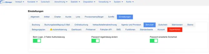 2Faktor aktivieren