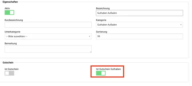 Article attachment voucher credit