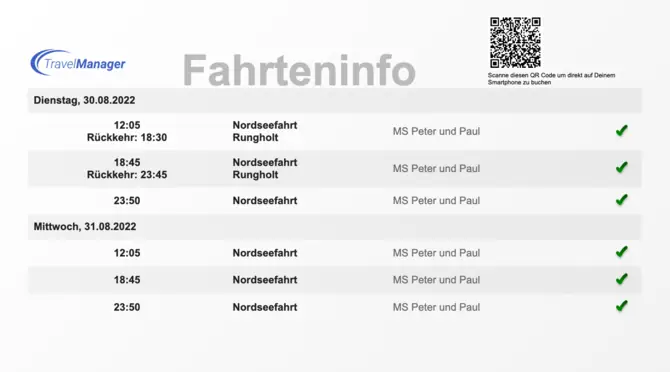 Beispiel Fahrtmonitor