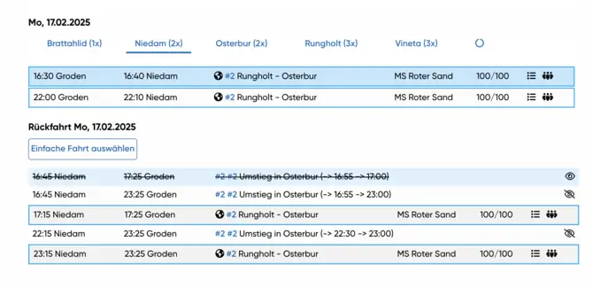 Deactivate switch connections in the backend