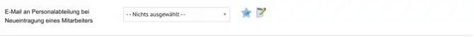 E-Mail Personalverwaltung bei neuen Mitarbeiter