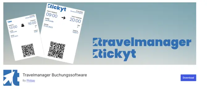 Integration des Travelmanager Plugins in WordPress.