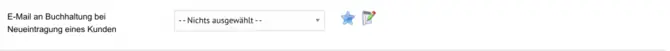 Mail an Buchhaltung bei änderung Kundendaten