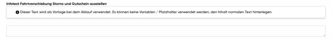 Text für Mail bei Storno mit Gutschein Erstellung