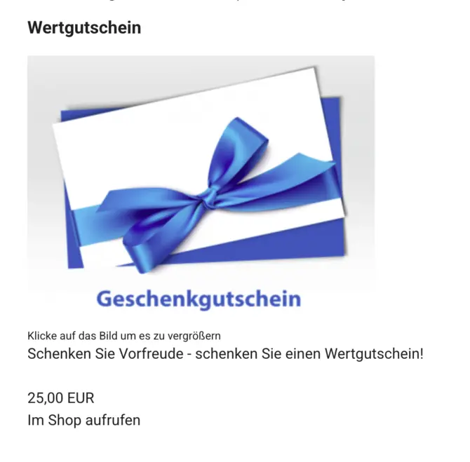 Zeigt detaillierte Informationen zu einem Artikel an.