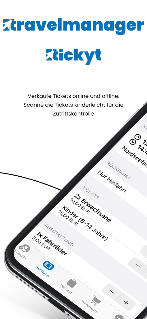 Screenshot Layout Travelmanager Ticketapp