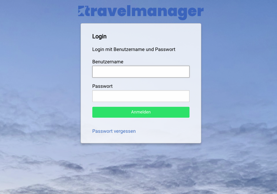 Login Travelmanager