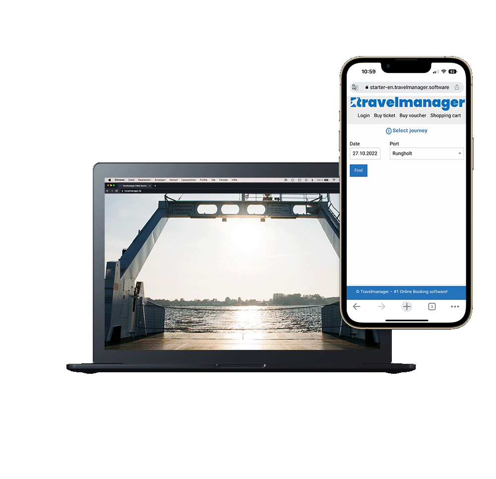 Booking system for ferries