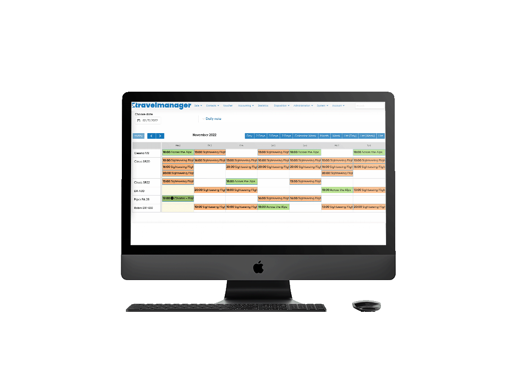 Disposition Buchungssoftware für Ticketing im Luftverkehr