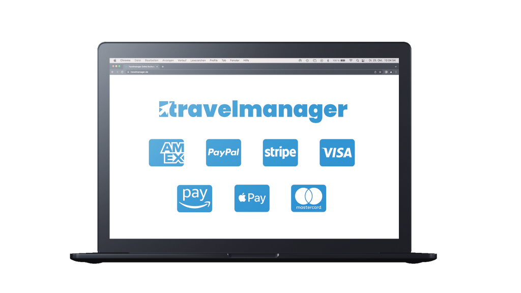 Onlineshop Payment Buchungssystem für Bahn und Schiene Travelmanager