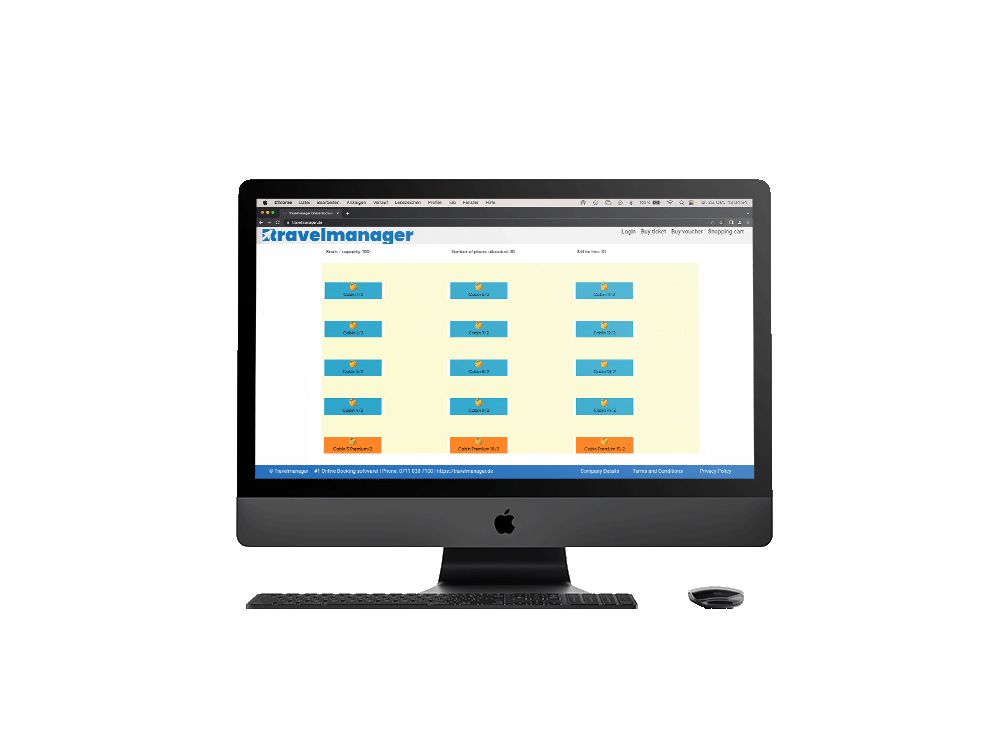 Schiffsplan Kabinenmodul Hotelschiffe Travelmanager